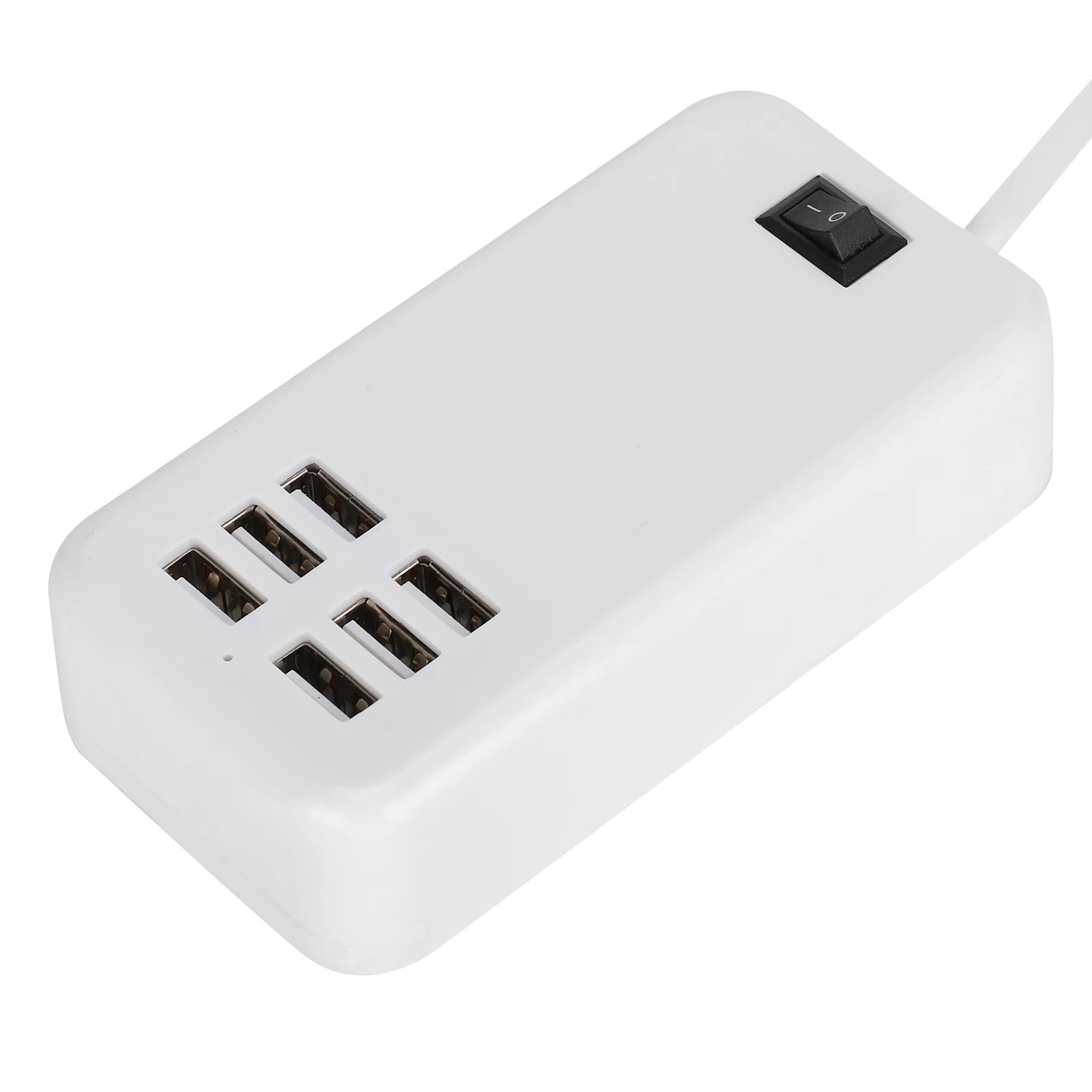 6 Port 30W USB Desktop Fast Charging Station Hub 100‑240V Charger Hub Charging Station for phones MP3 MP4 Camera for iOS PC