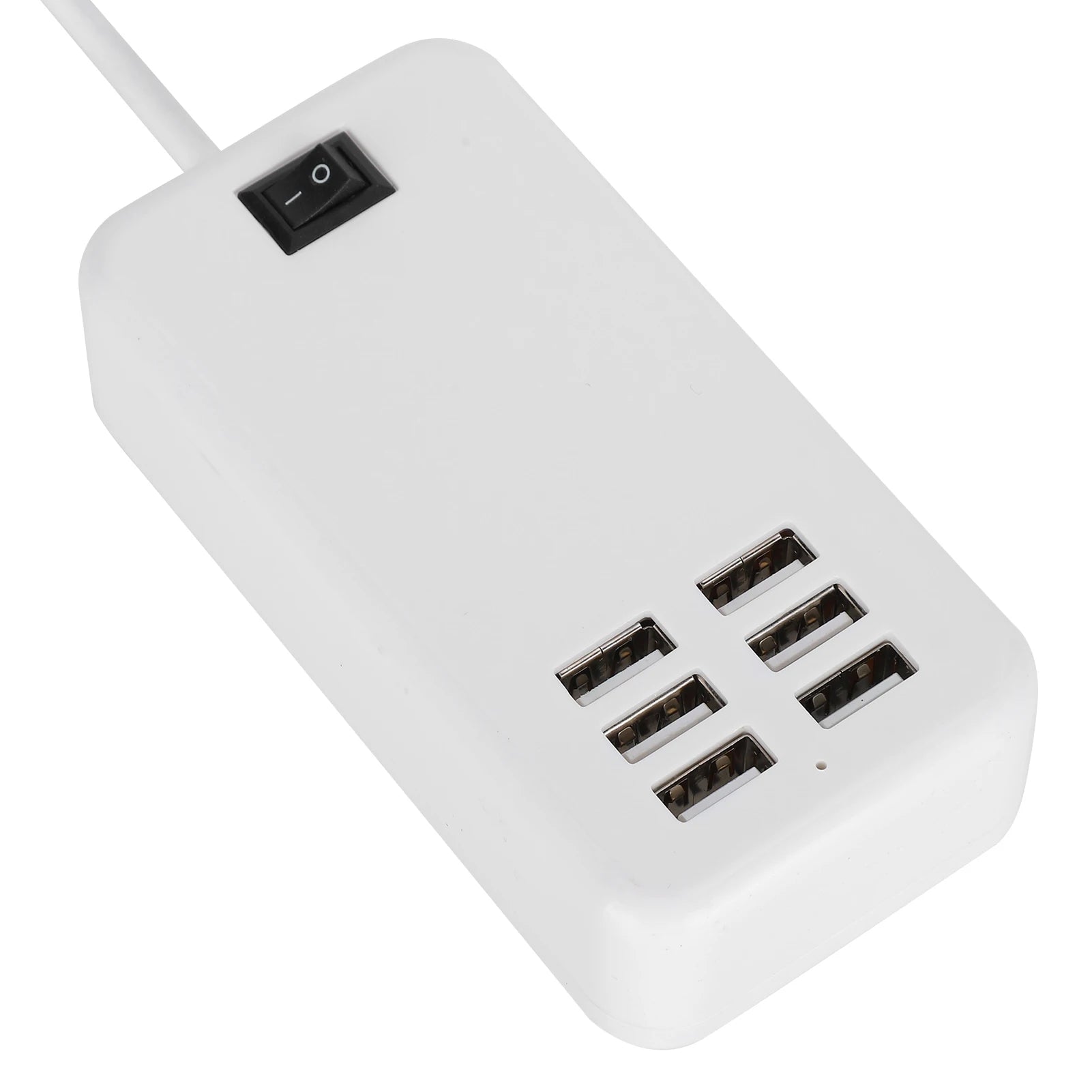 6 Port 30W USB Desktop Fast Charging Station Hub 100‑240V Charger Hub Charging Station for phones MP3 MP4 Camera for iOS PC